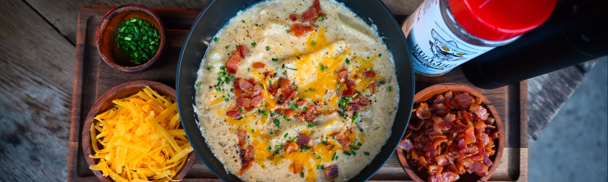 
      The Ultimate Potato Soup
      
      
       – Meat Church
    American ExpressApple PayDiscoverGoogle PayMastercardPayPalShop PayVisaClose iconChecked markAdjust font sizeChecked markScreen ReaderChecked markContrastChecked markHighlight LinksChecked markChange CursorChecked markText alignText leftText rightChecked markSaturation iconChecked markLine HeightChecked markLetter SpacingChecked markStop AnimationsChecked markMute soundsChecked markHide ImageChecked markChecked markChecked markChecked mark