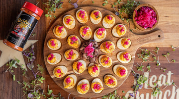 Smoked Brisket Deviled Eggs