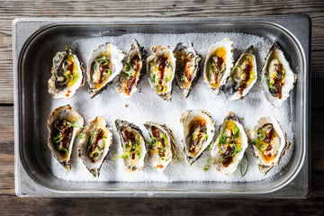 Grilled BBQ Oysters