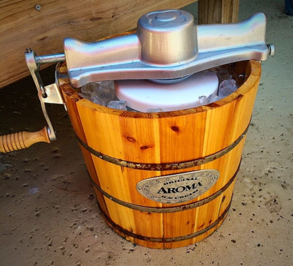 Homemade ice deals cream maker