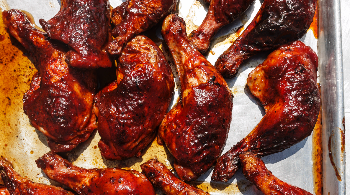 Old School BBQ Chicken Quarters