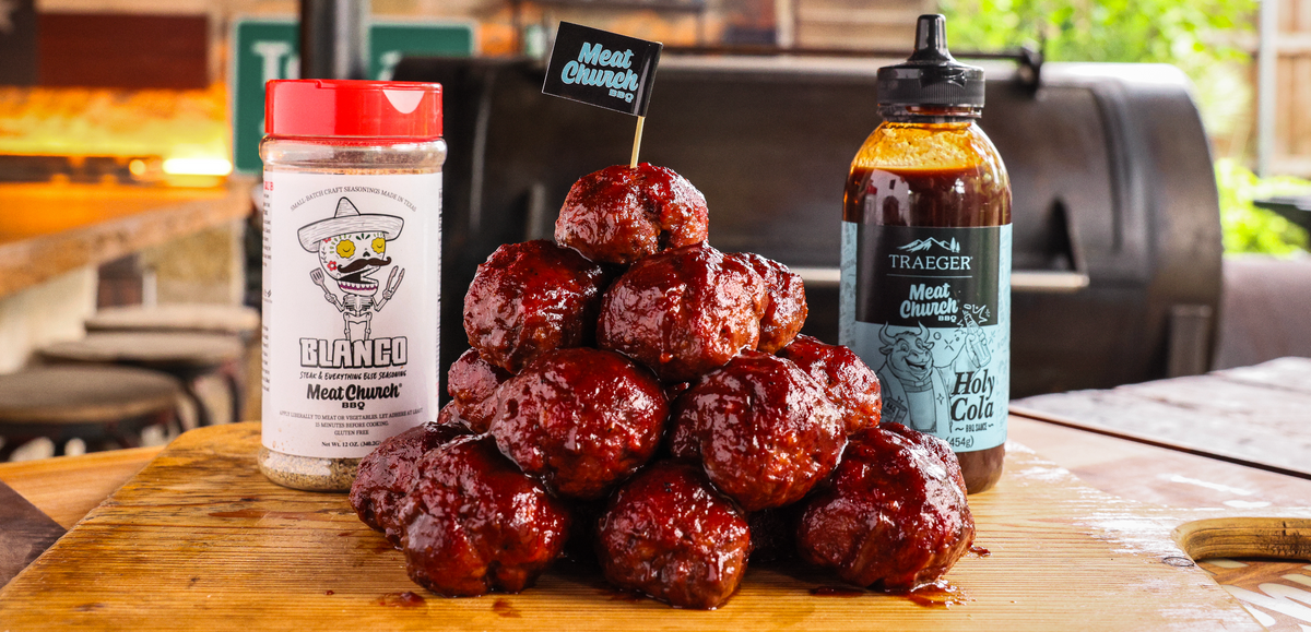 Smoked & Saucy Meatballs