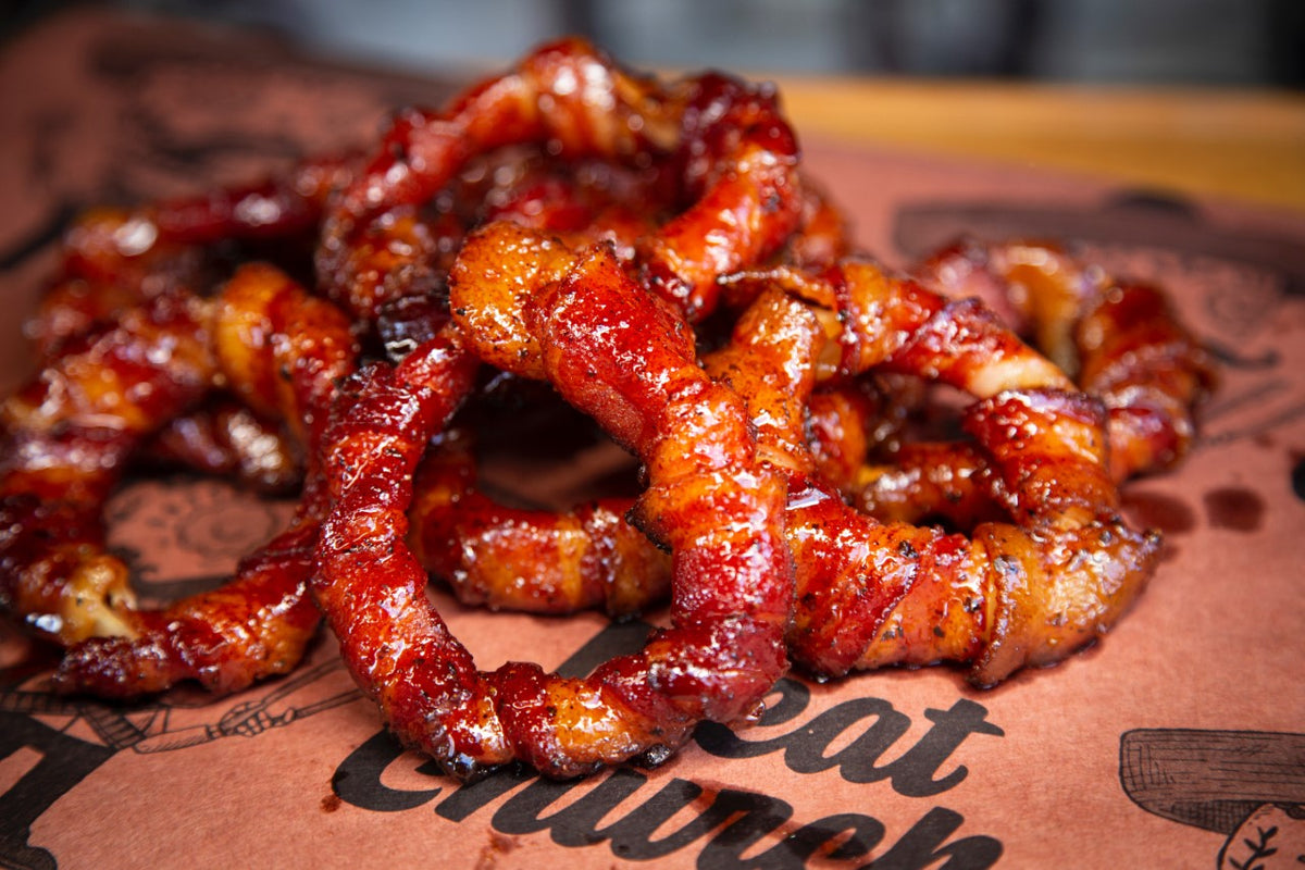 Bacon Wrapped Onion Rings – Meat Church