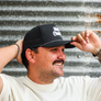 Black Logo Rope Hat
