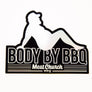 Body By BBQ Holographic Sticker