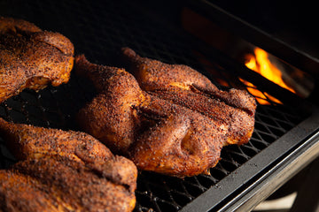 Smoked Chicken with Alabama White Sauce