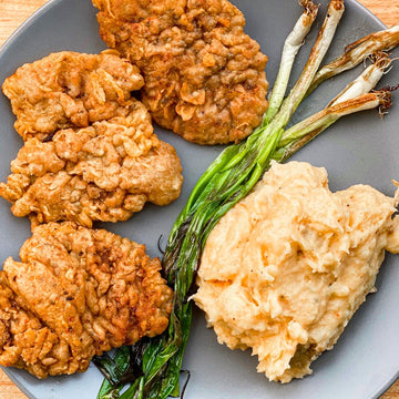 Chicken Fried Venison with Smashed Potatoes & Gravy