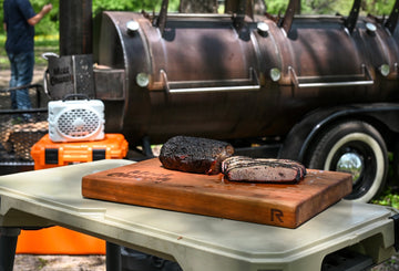 Texas Style Brisket - On Geraldene, our custom Mill Scale 529 gallon offset