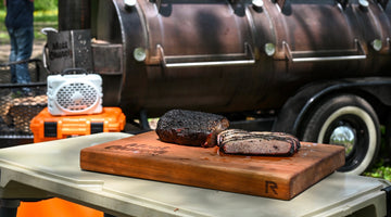 Texas Style Brisket - On Geraldene, our custom Mill Scale 529 gallon offset