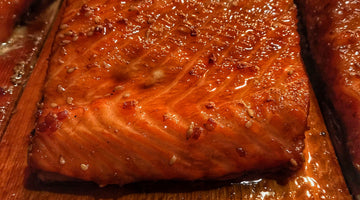 Cedar Planked Teriyaki Salmon
