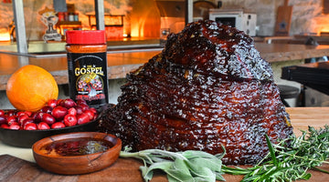 Holiday Ham with Orange Cranberry Glaze