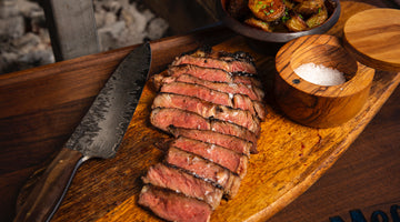 Open Fire Steak + Roasted Potatoes