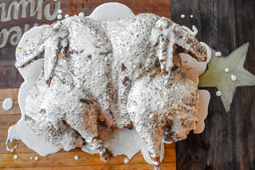Spatchcock Turkey with Alabama White Sauce