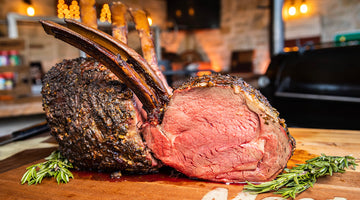 Garlic & Herb Crusted Tomahawk Prime Rib