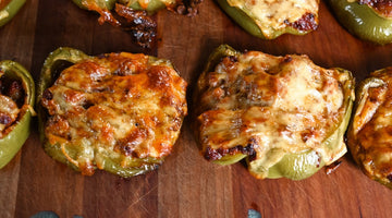 Roasted Sloppy Joe Stuffed Bell Peppers