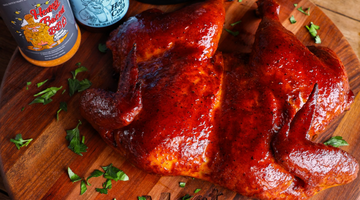 Spatchcocked BBQ Chicken