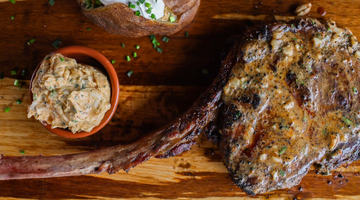 Cowboy Butter Tomahawk Steak