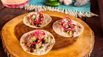 Adobo Fire Chicken Tacos