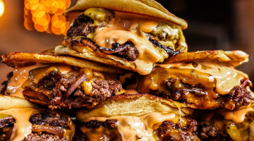 Crust Burgers with Fancy Sauce