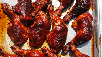 Old School BBQ Chicken Quarters