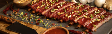 Pork Ribs with Korean BBQ Sauce