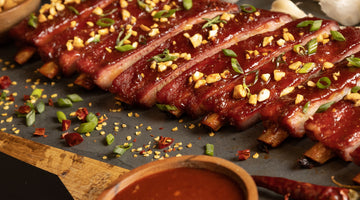 Pork Ribs with Korean BBQ Sauce