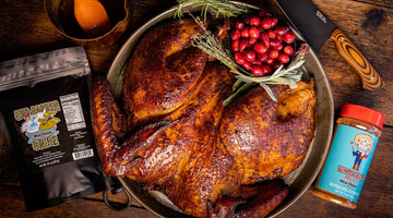 Maple Bourbon Spatchcock Turkey
