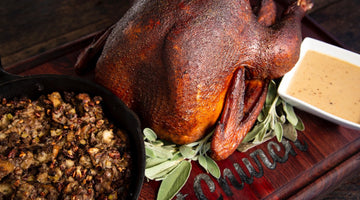 Smoked Turkey, Stuffing & Gravy