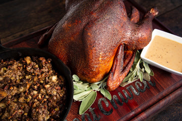 Smoked Turkey, Stuffing & Gravy