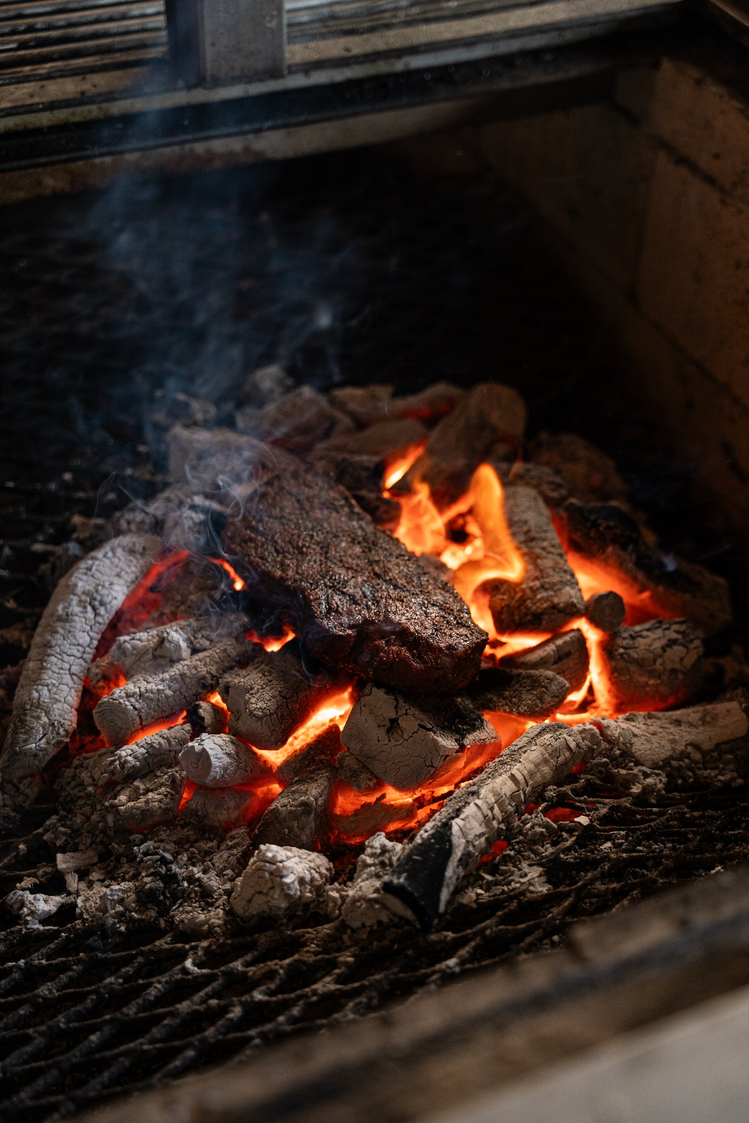 Caveman style steak