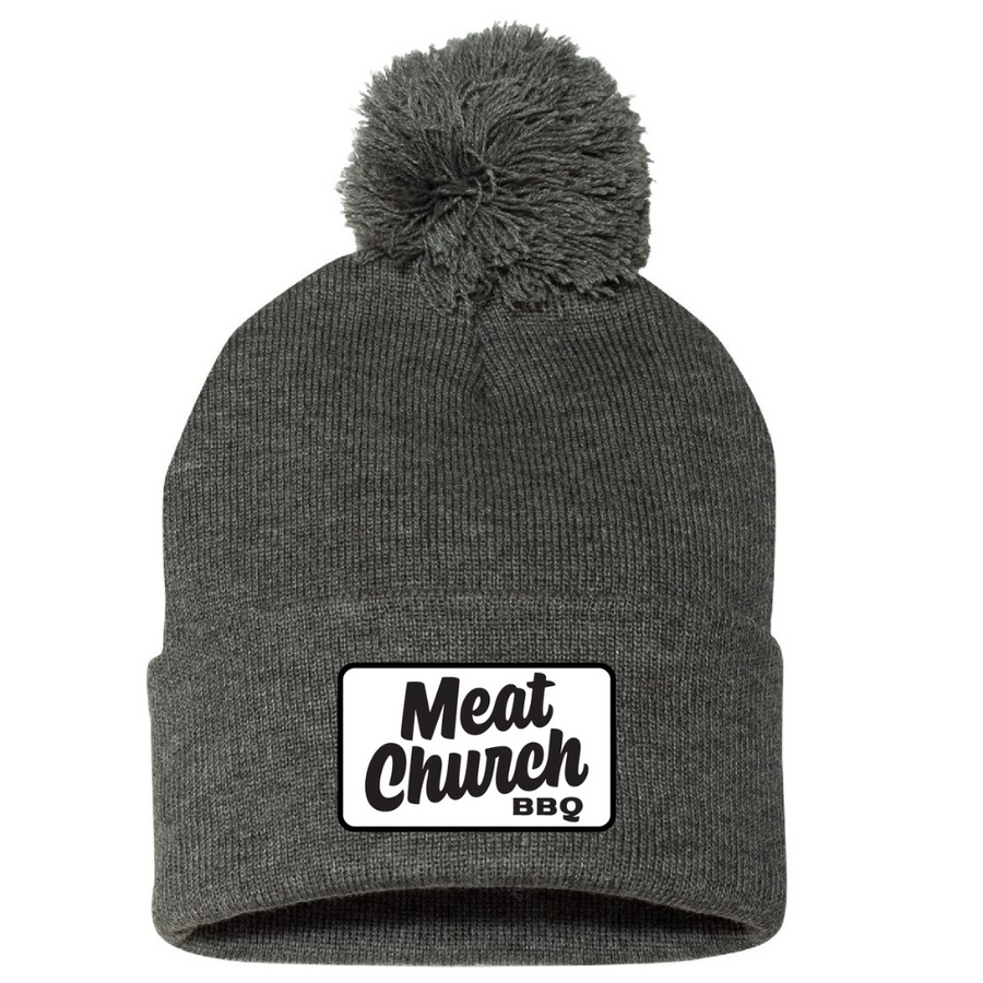 Meat Church Pom Beanie