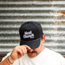 Black Logo Rope Hat