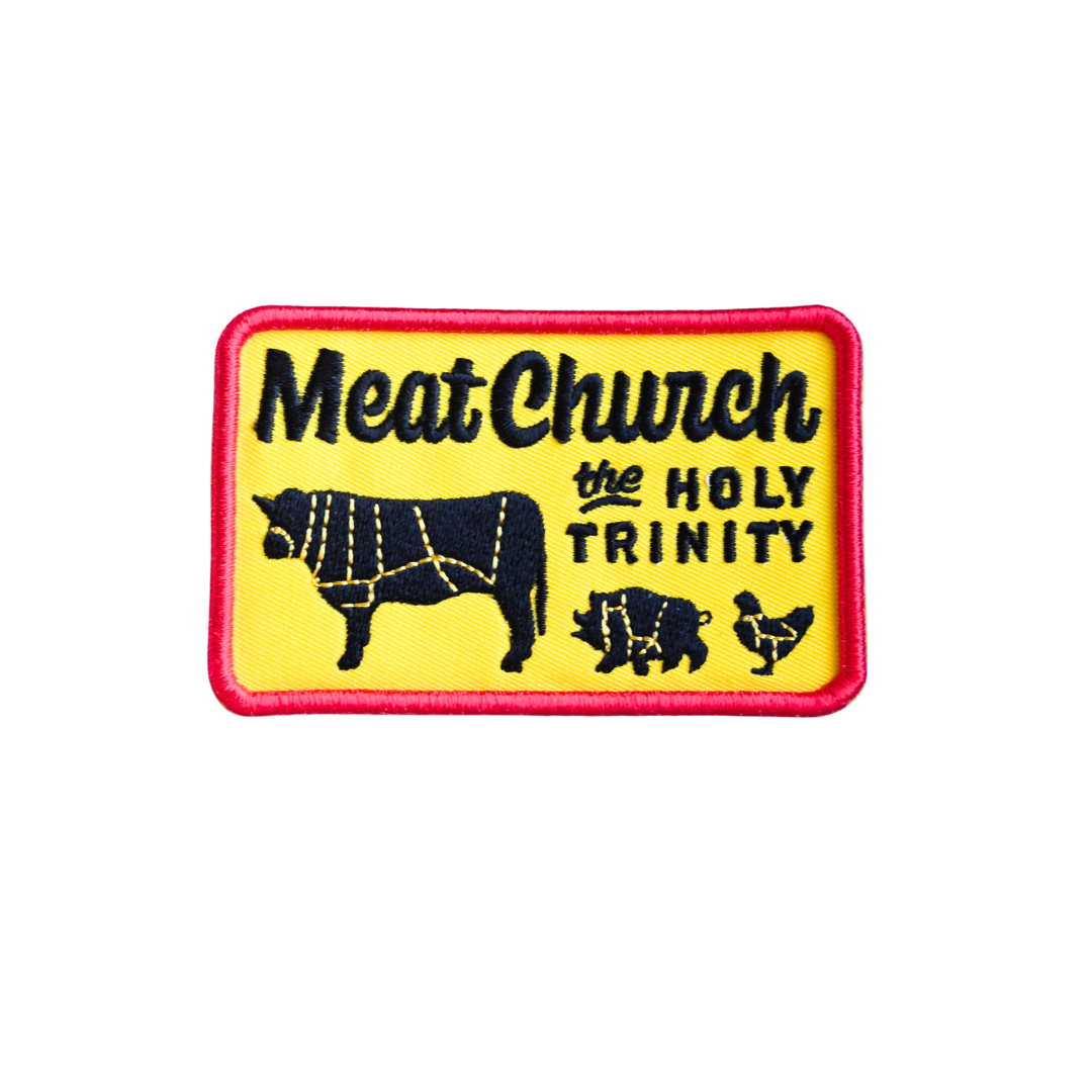 Yellow Holy Trinity Patch Meat Church