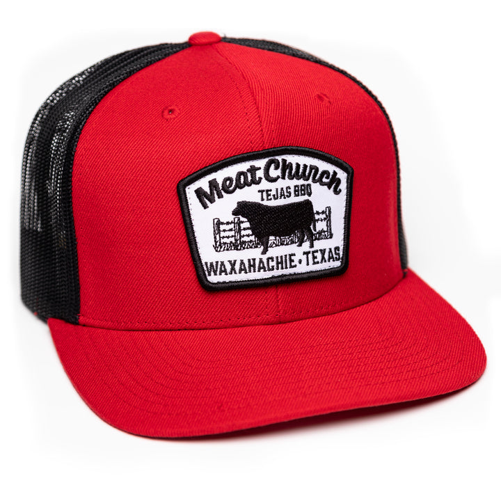 Tejas BBQ Patch Hat - Red/Black
