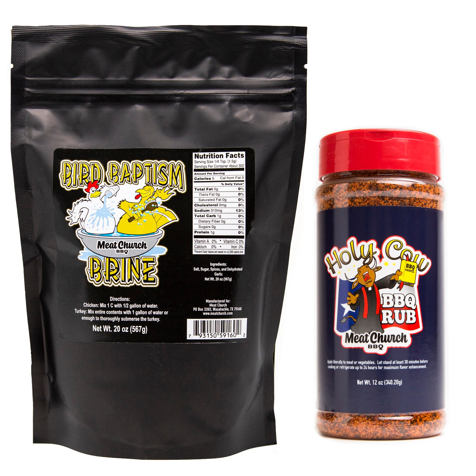 Turkey Combo Brine + Holy Cow Meat Church