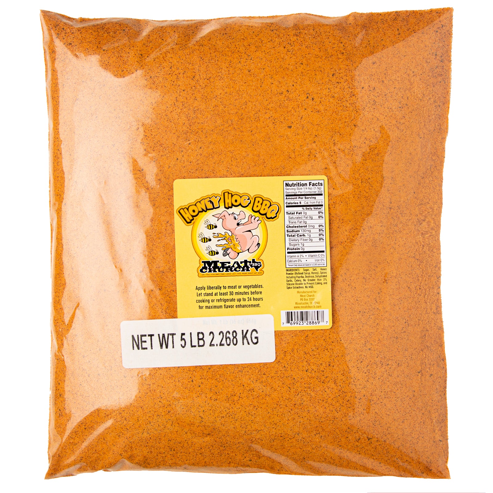 Meat Church - Honey Hog BBQ Rub - Pinecraft Barbecue LLC.