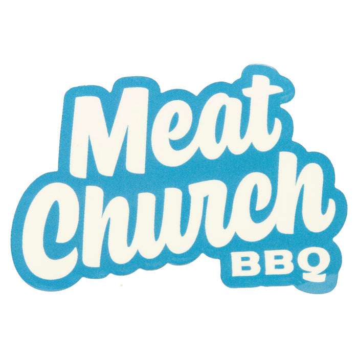 Carolina Blue Logo Sticker Meat Church