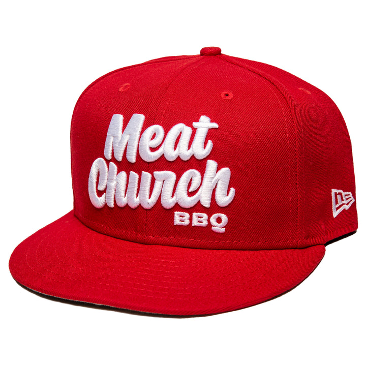 Red New Era Fitted Hat